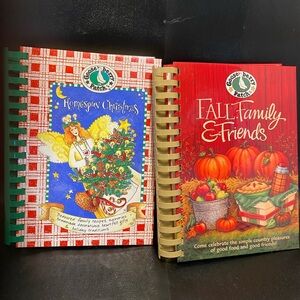 Two Vintage Gooseberry Patch Cookbooks
